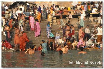 kąpiel w Gangesie, Varanasi
